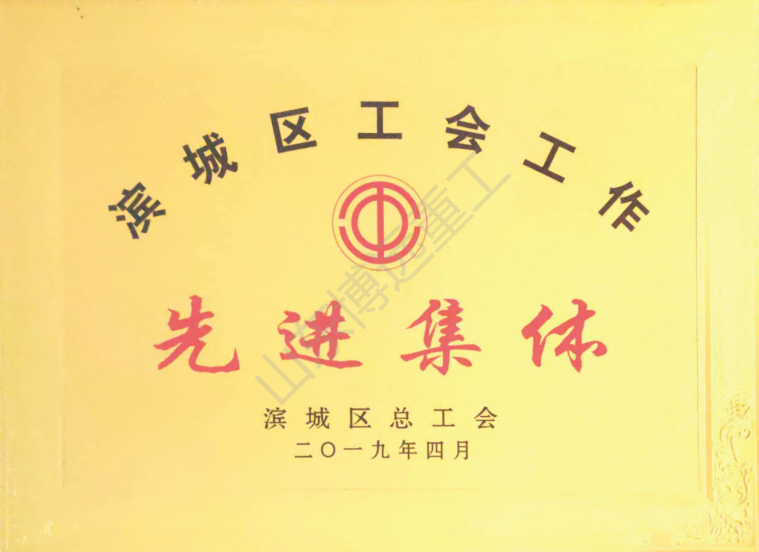 濱州區(qū)先進集體